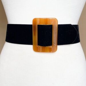 Zara velvet belt